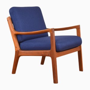 Poltrona Senator in teak di Ole Wanscher per Cado, Danimarca, anni '60