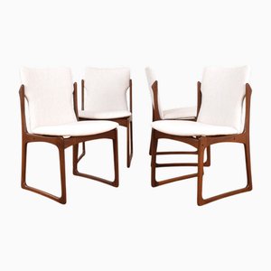 Mid-Century Modern Danish Teak Dining Chairs from Vamdrup, 1960s, Set of 4