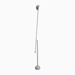Vintage German Floor Lamp with White Metal Frame by Hustadt-Leuchten, 2001