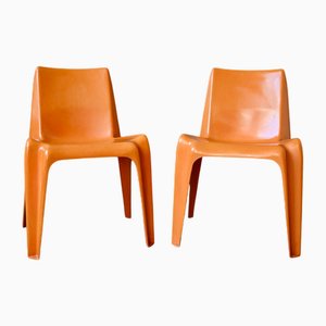 Set of Bofinger BA1171 Chairs by Helmut Bätzner, 1970s
