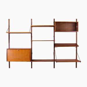 Modulares dänisches Royal System Regal von Poul Cadovius, 1960er, 12er Set