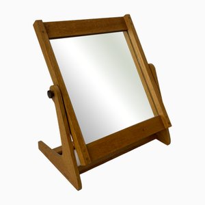 Adjustable Table Mirror in Oak by Per Argen for Nybrofabriken, Fröseke, Sweden, 1950s