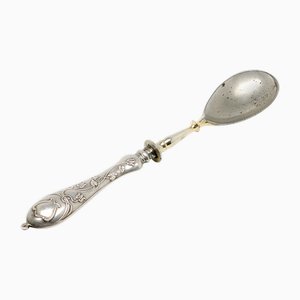 Art Nouveau Silver Spoon, Poland, 1900s