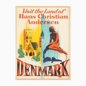 Poster di Hans Christian Andersen, Danimarca, anni '60