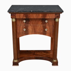 Kleine Chiffonnière Kommode aus Mahagoni