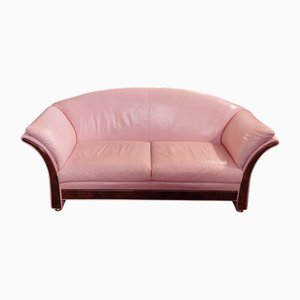 Canapé en Cuir Rose, 1980s