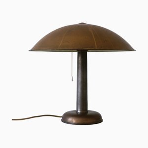Bauhaus Art Deco Tischlampe aus Messing, Deutschland, 1930er
