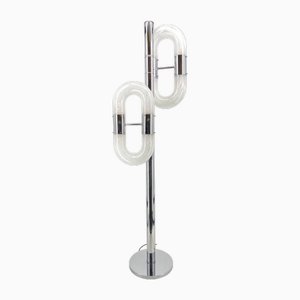 Space Age Floor Lamp by Aldo Nason for Mazzega, Italy, 1970s