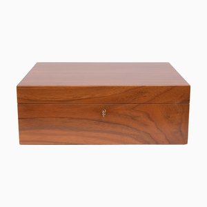 Humidor in legno di cedro di Caldelli per Big Ben, Italia, anni '70