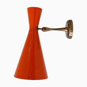 Mid-Century Modern Diabolo Wandlampe, Deutschland, 1950er