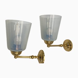 Vintage Wandlampen von Seguso, 1960, 2er Set
