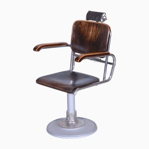 Bauhaus Friseurstuhl aus Buche Mücke zugeschrieben - Melder, Tschechisch, 1930er