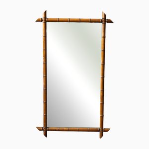 French Mirror in Bamboo