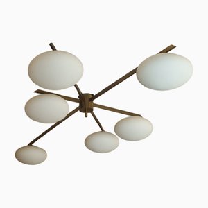 Lune Ceiling Lamp by Angelo Lelii for Arredoluce, 1961