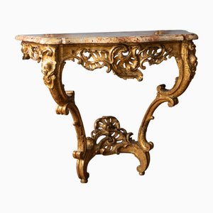 Consola barroca italiana, siglo XVIII