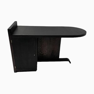 Bureau Modèle Cambridge Partners Art Déco Noir Laqué par De Coene, 1930s