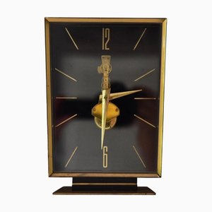 8 Day Baguette Table Clock with Inline Movement from Kaiser, Germany, 1950s