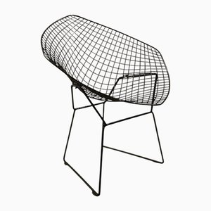 Sedia Diamond in bronzo perlato di Harry Bertoia, inizio XXI secolo