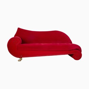 Gaudi Fabric Three-Seater Red Sofa from Bretz