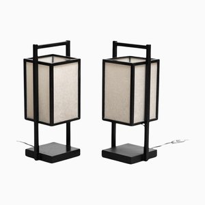 Lampes de Bureau Orientales, 1960, Set de 2