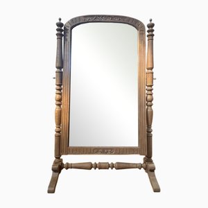 Napoleon III Psyche Mirror in Oak