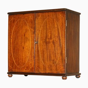 Georgian Sheraton Collectors Cabinet, 1820s