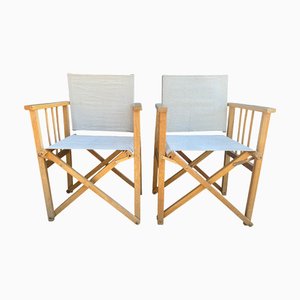 Set of Folding Directors Chairs