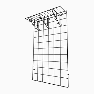 Großer minimalistischer Wandgarderobe aus Metalldraht, 1950er