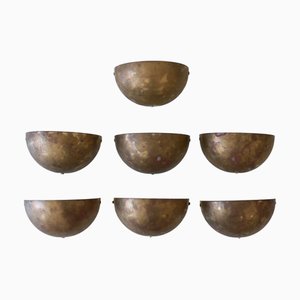 Mid-Century Wandleuchten von Bankamp Leuchten, Deutschland, 1970er, 7 . Set