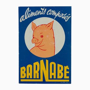 Metal Advertising Plaque, 1970s