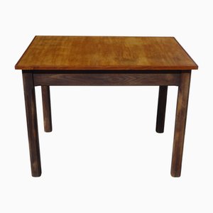 Rectangular Oak and Veneer Worktable, 1960s