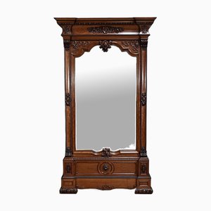 Mirror Cabinet in Flamed Mahogany
