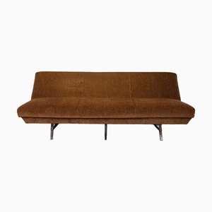 Vintage Convertible Sofa in Two-Tone Fabric, 1960s
