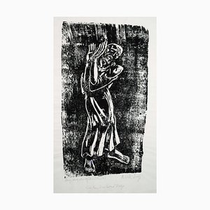 Wilhelm Gross, El profeta, 1955, Xilografía