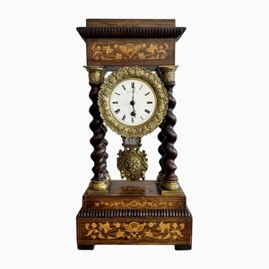 Antike viktorianische französische Portico Uhr, 1880