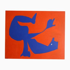 Bodasca, Head Upside Down, 2025, Acrylic on Canvas