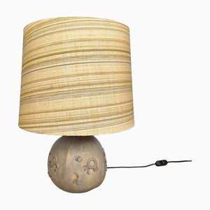 Large Studio Ceramic Pottery Table Lamp, Germany, 1960s