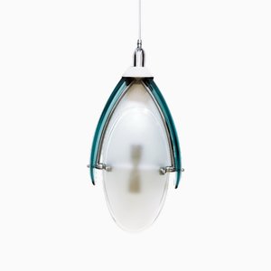 Suspension à Deux Lumières de Cristal Arte