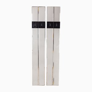 Vintage Wall Coat Hanger with Mirrors, 1970s