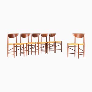 Chairs by Peter Hvidt and Orla Molgaard-Nielsen for Søborg Møbelfabrik, 1960s, Set of 6