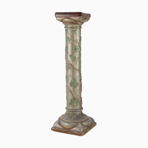 Art Nouveau Console or Pied De Stall in Glazed Plaster, 1920s