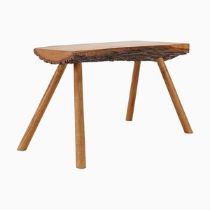 Brutalist Oak Trunk Coffee Table, 1950s