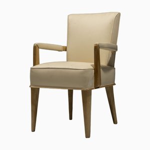 Fauteuil en Cuir par Maxime Old, 1930s