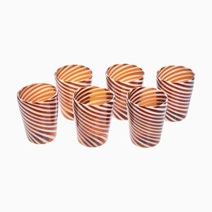 Female Murano Glasses by Mariana Iskr for Ribes Studio Maestro Ballarin, Set of 6