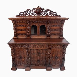 Geschnitztes Buffet, Frankreich, 1860er