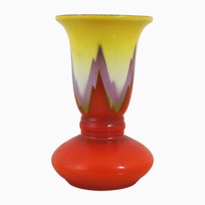 Hand-Decorated Vase by Ditmar Urbach, 1930s