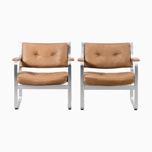 Poltrone Mondo di Karl-Erik Ekselius per Joc Vetlanda, Svezia, anni '70, set di 2