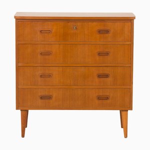 Danish Teak Dresser with Drawers, 1960s