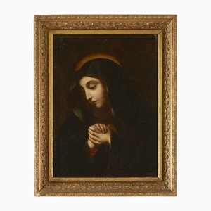 Mary of Sorrows, 1700s, Oil on Canvas, Framed