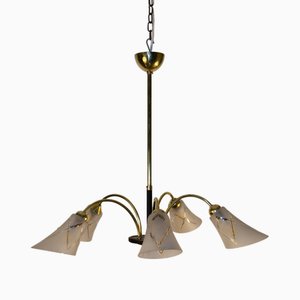 Mid-Century Chandelier, France, 1950s